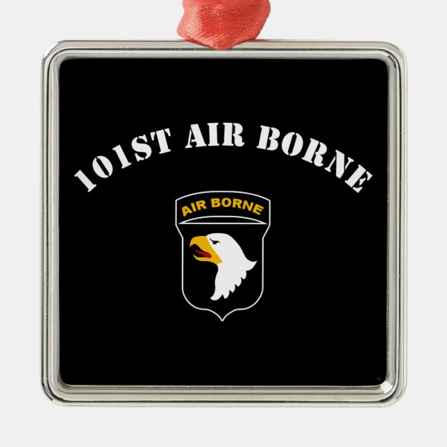 Ornement En Métal 101st Insignes aéroportés (Devant)