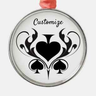 Ornement En Métal 3 Black Spins Tribal Thunder_Cove