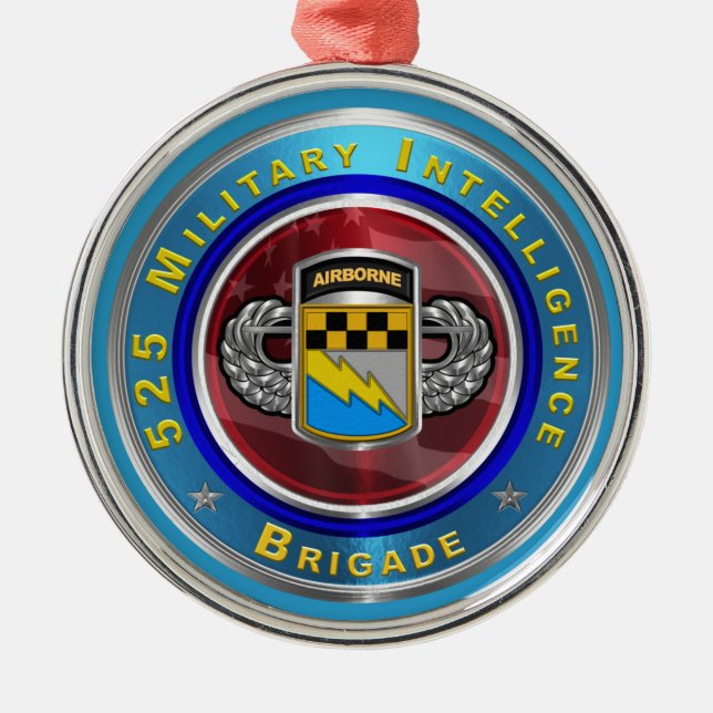 Ornement En Métal 525e brigade de renseignement militaire (Devant)