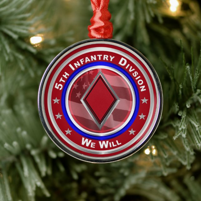 Ornement En Métal 5e division d'infanterie (Arbre)