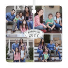 8 Photo Collage Nom de famille et année Blanc simp