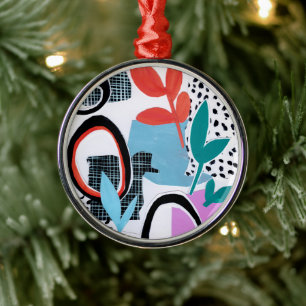 Ornement En Métal Abstract Field Trip