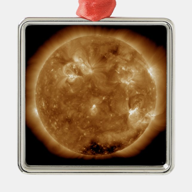 Ornement En Métal Activité solaire sur le Soleil 5 (Devant)