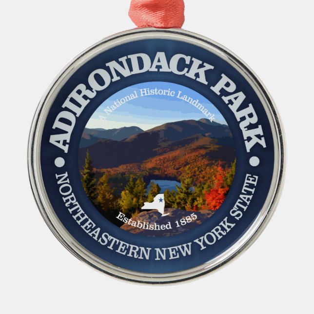 Ornement En Métal Adirondack Park (Devant)