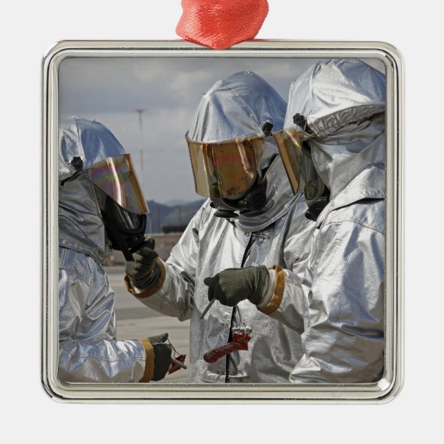 Ornement En Métal Aéronefs Secourus Pompiers Marines (Devant)