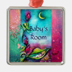 ORNEMENT EN MÉTAL AFFICHETTE DE PORTE THUMBELINA