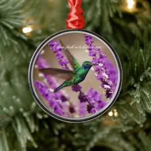 Ornement En Métal Ailes de colibri de Violet-oreilles de