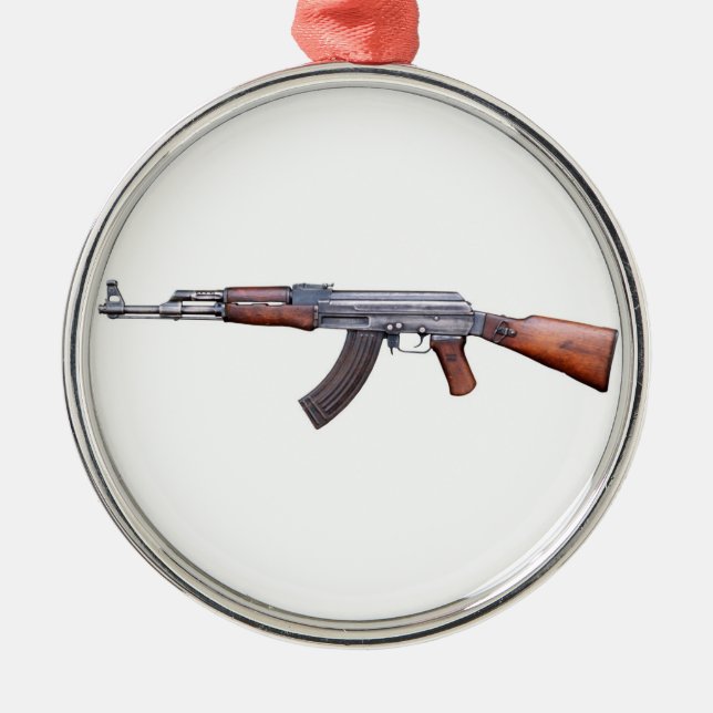 ORNEMENT EN MÉTAL AK-47 (Devant)
