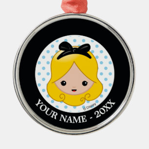 Ornement En Métal Alice au pays des merveilles   Alice Emoji