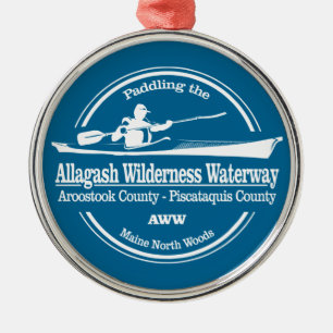 Ornement En Métal Allagash Wilderness Waterway (SK)
