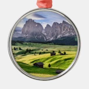 Ornement En Métal Alpes de dolomite de Seiser Alm , Italie