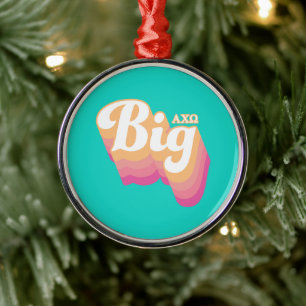 Ornement En Métal Alpha Chi Omega Big