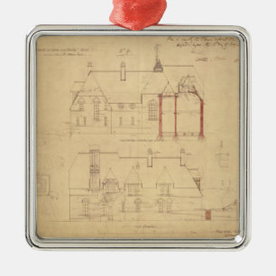 Ornement En Métal Altitudes pour la Chambre rouge, bruyère de Bexley