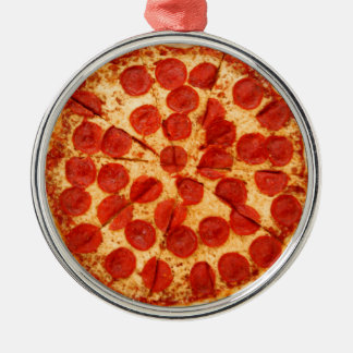 Ornement En Métal amateur de pizza classique