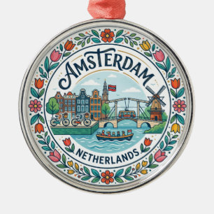 Ornement En Métal Amsterdam Pays-Bas