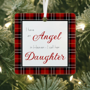 Ornement En Métal Angel dans le Ciel Fille Photo