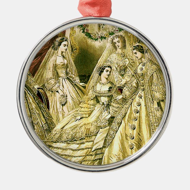 Ornement En Métal Antique Mariage (Devant)