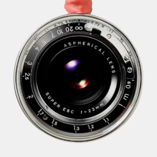Ornement En Métal Appareil-photo de film de vieille école