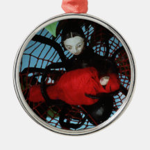 Araignée et fille d'oiseaux du thé de sang et de l