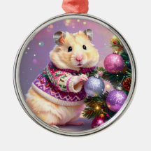 Arbre décorative de hamster Noël
