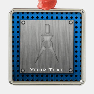 Ornement En Métal Architecte à look métal brossé