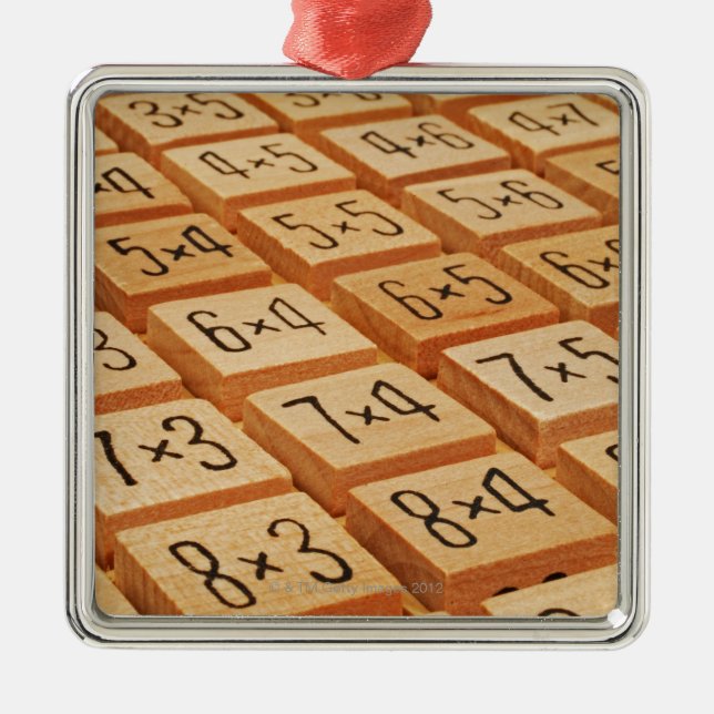 Ornement En Métal Arithmétique. La multiplication chronomètre la (Devant)