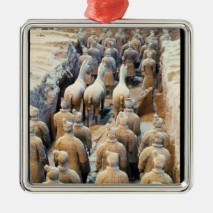Ornement En Métal Armée de terre cuite, dynastie de Qin, 210 AVANT