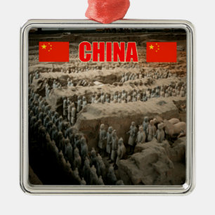Ornement En Métal Armée de terre de CHINE