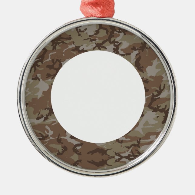 Ornement En Métal Arrière - plan du Camouflage du désert (Devant)