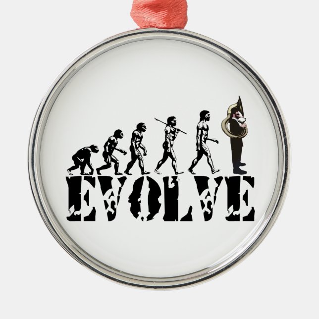 Ornement En Métal Art de musical d'évolution de tubas de tuba de (Devant)