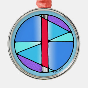 Ornement En Métal Art Nouveau Isa Rune de la douceur