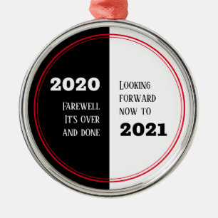 Ornement En Métal AVENIR 2020   Perspectives 2021   Nouvel An