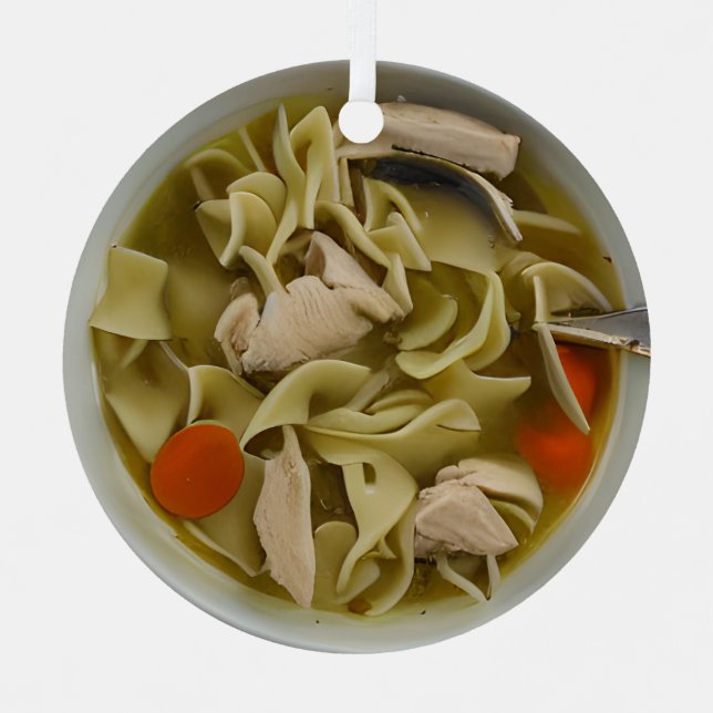 Ornement En Métal Avoir un Souper Christmas (Recto)