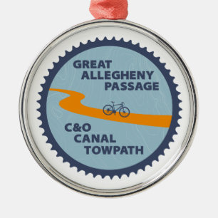 Ornement En Métal Bague de chaîne de canal C&O du passage Great Alle