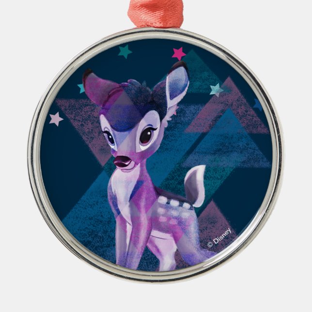 Ornement En Métal Bambi géométrique Aurora graphique (Devant)