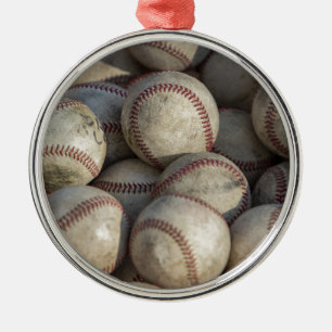 Ornement En Métal Baseball