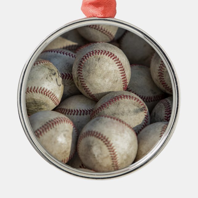 Ornement En Métal Baseball (Devant)