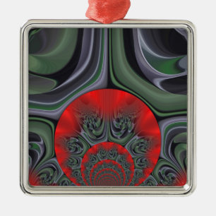 Ornement En Métal Beau Rouge Aurora Art Imprimer