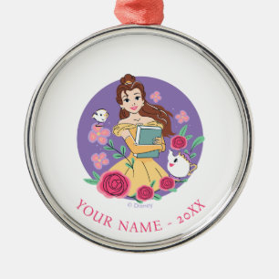 Ornement En Métal Belle & Amis Bookish Blooms