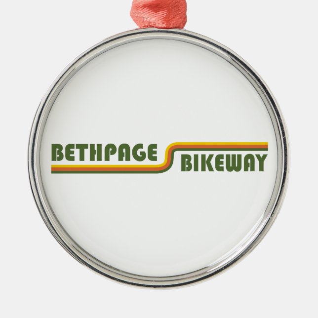 Ornement En Métal Bethpage Bikeway (Devant)