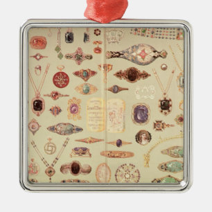 Ornement En Métal Bijoux du "catalogue de Tiffany", 1890