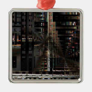 Ornement En Métal BlackTechnology Circuit Board Ordinateur électroni