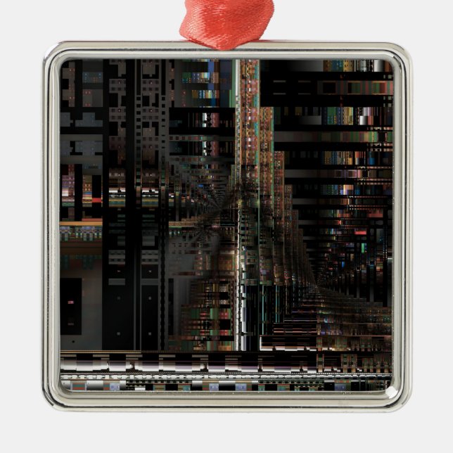 Ornement En Métal BlackTechnology Circuit Board Ordinateur électroni (Devant)