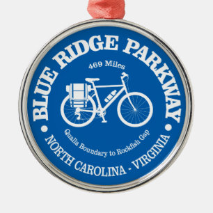Ornement En Métal Blue Ridge Parkway (cyclisme)