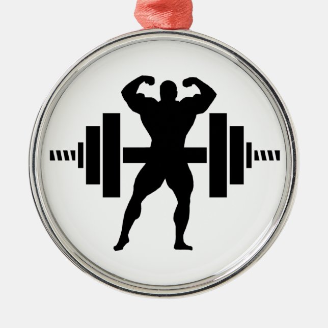 Ornement En Métal Bodybuilder (Devant)