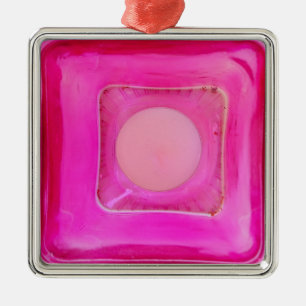 Ornement En Métal Bougie, Sweet Rose Love Lumière aux chandelles