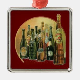 Ornement En Métal Bouteilles De Bières vintages, Alcool, Boissons
