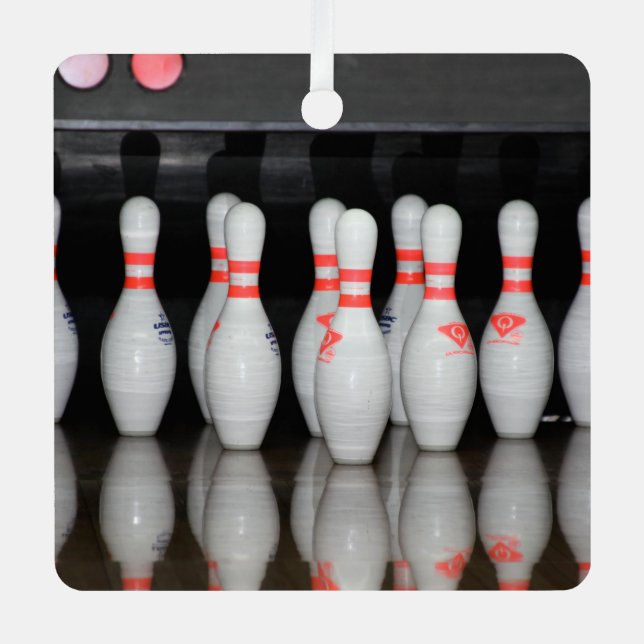 Ornement En Métal Bowling (Recto)