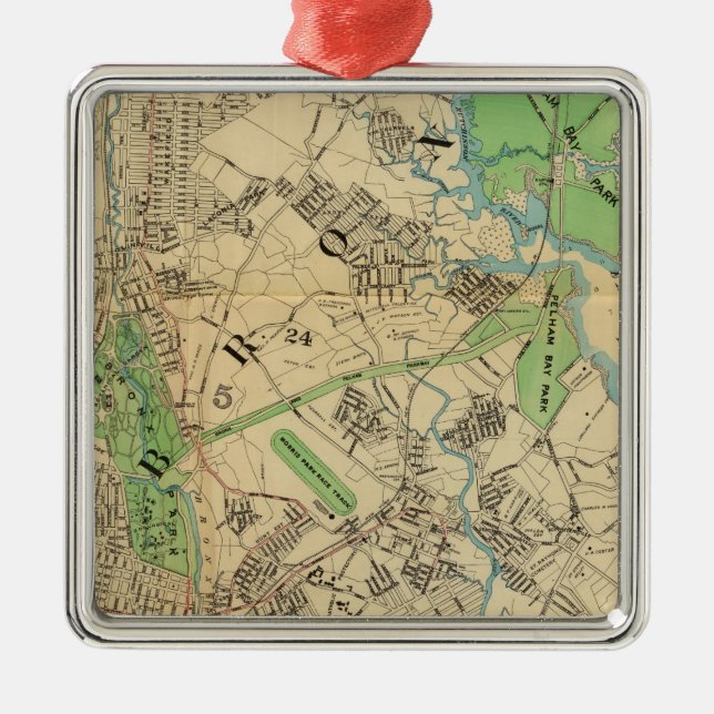 Ornement En Métal Bronx, New York (Devant)