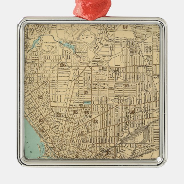 Ornement En Métal Buffalo (Devant)